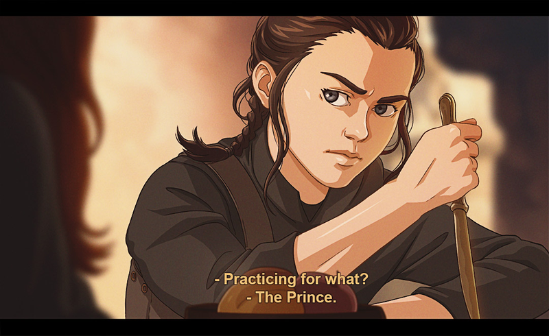 Illustration for article titled If Game Of Thrones Was An Anime
